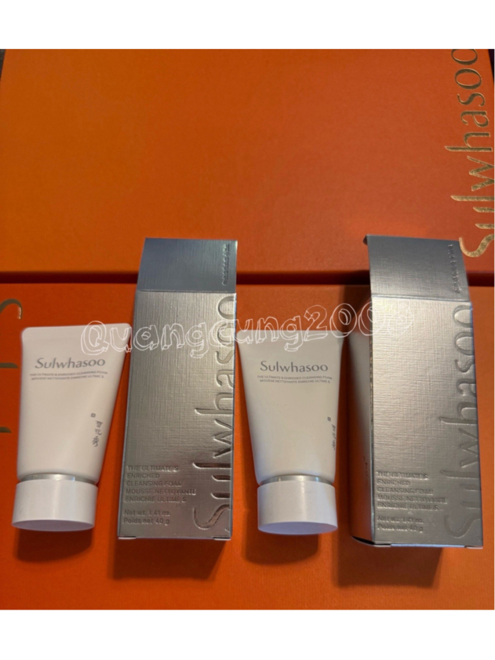 Sulwhasoo the Ultimate S Enriched Cleansing Foam 4g x 2 pcs = 80g K-beauty